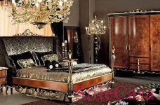 Кровать Settecento-Glamour oro, фабрика Antico Borgo
